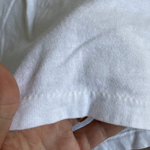 Vintage Oneita Hand Over The Chocolate T Shirt White Mens SM Single Stitch - Picture 8 of 9